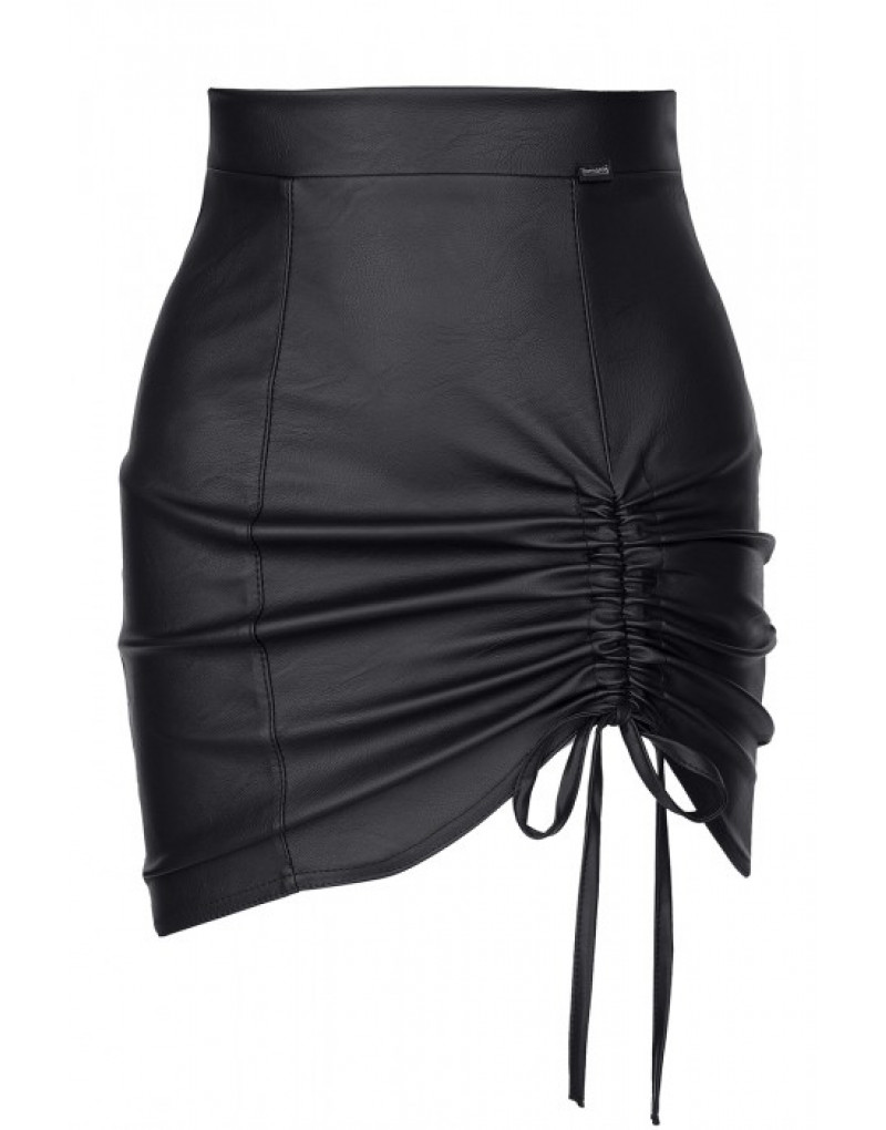 Fusta mini cu cordon in fata AZZURRA Fusta mini cu cordon in fata AZZURRA