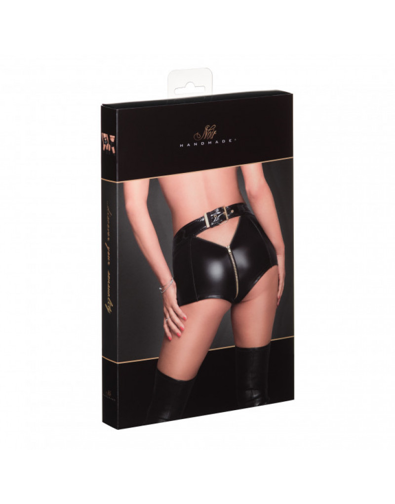 Pantaloni scurți sexy cu fermoar complet F218